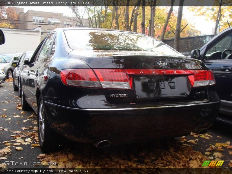 Ebony Black / Beige 2007 Hyundai Azera Limited