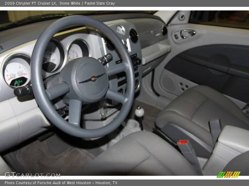 Stone White / Pastel Slate Gray 2009 Chrysler PT Cruiser LX