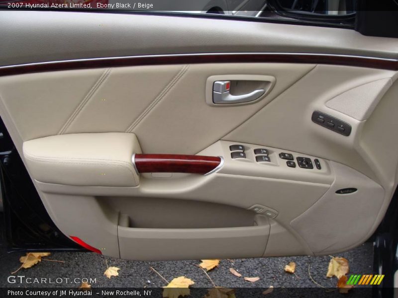 Ebony Black / Beige 2007 Hyundai Azera Limited