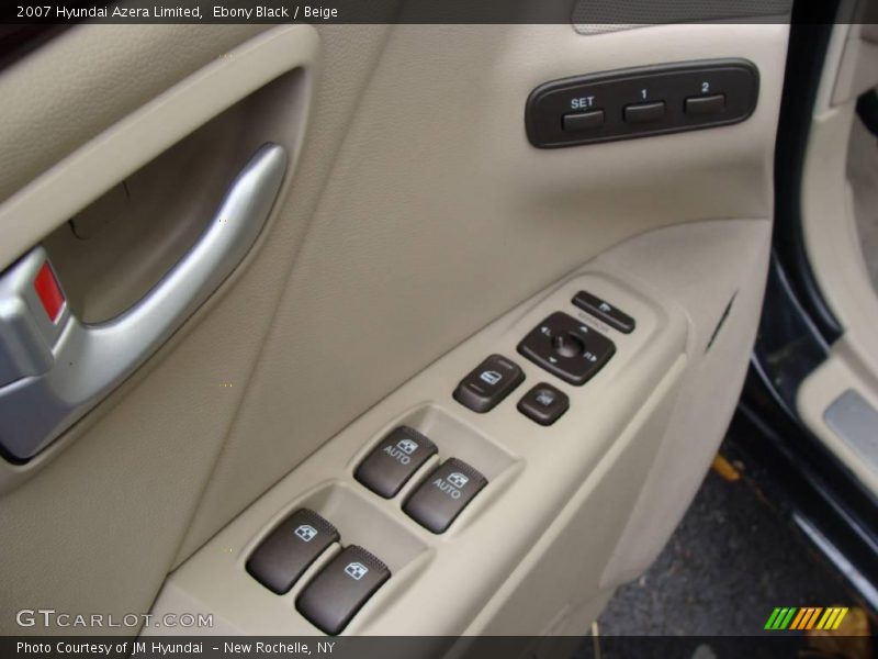 Ebony Black / Beige 2007 Hyundai Azera Limited