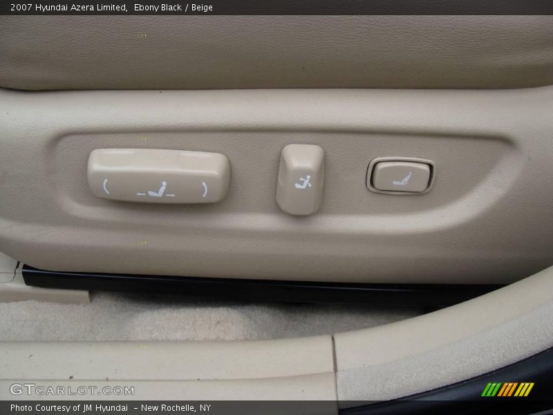 Ebony Black / Beige 2007 Hyundai Azera Limited
