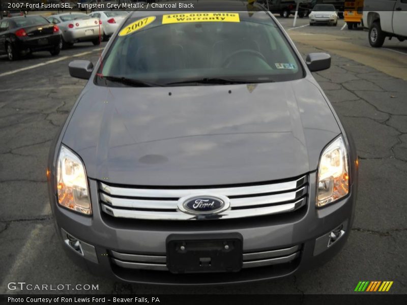 Tungsten Grey Metallic / Charcoal Black 2007 Ford Fusion SEL