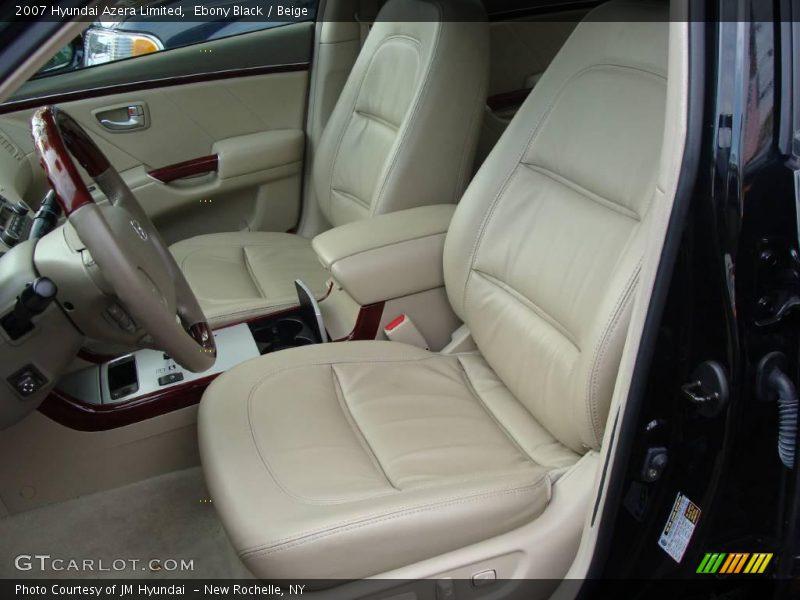 Ebony Black / Beige 2007 Hyundai Azera Limited