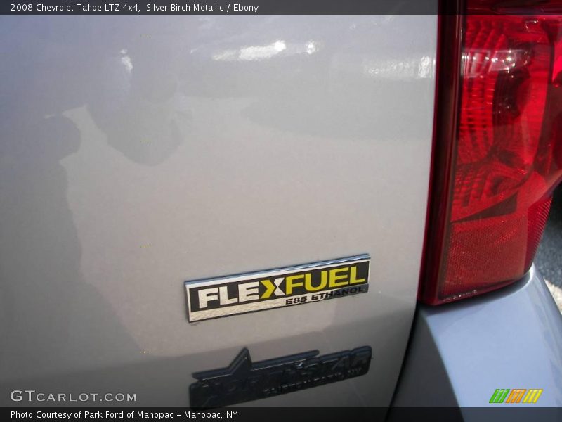 Silver Birch Metallic / Ebony 2008 Chevrolet Tahoe LTZ 4x4