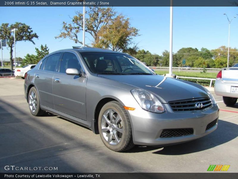 Diamond Graphite Metallic / Stone 2006 Infiniti G 35 Sedan