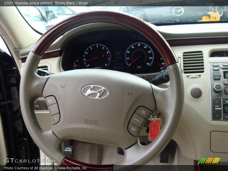 Ebony Black / Beige 2007 Hyundai Azera Limited