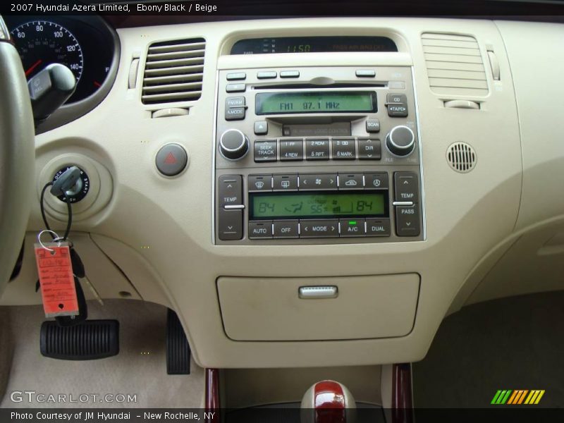 Ebony Black / Beige 2007 Hyundai Azera Limited