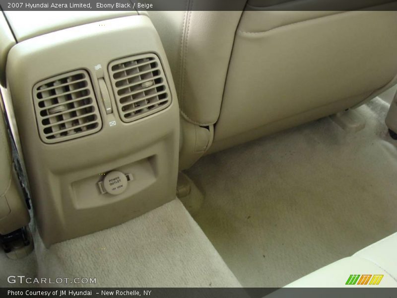 Ebony Black / Beige 2007 Hyundai Azera Limited