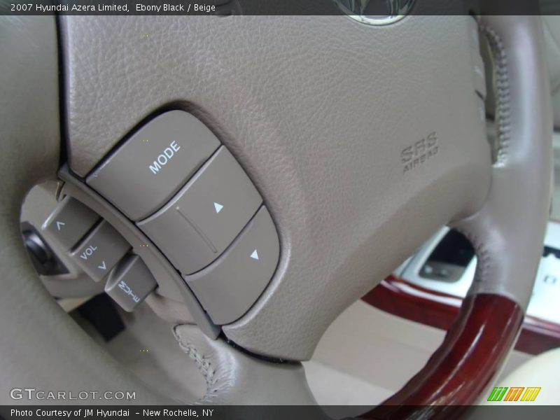 Ebony Black / Beige 2007 Hyundai Azera Limited