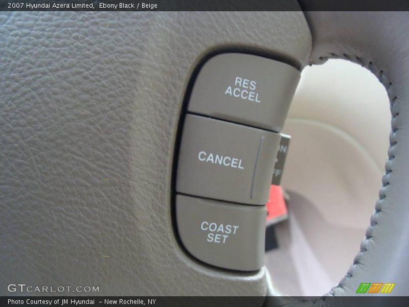 Ebony Black / Beige 2007 Hyundai Azera Limited