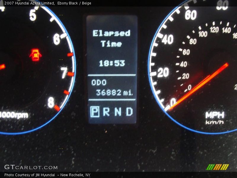 Ebony Black / Beige 2007 Hyundai Azera Limited