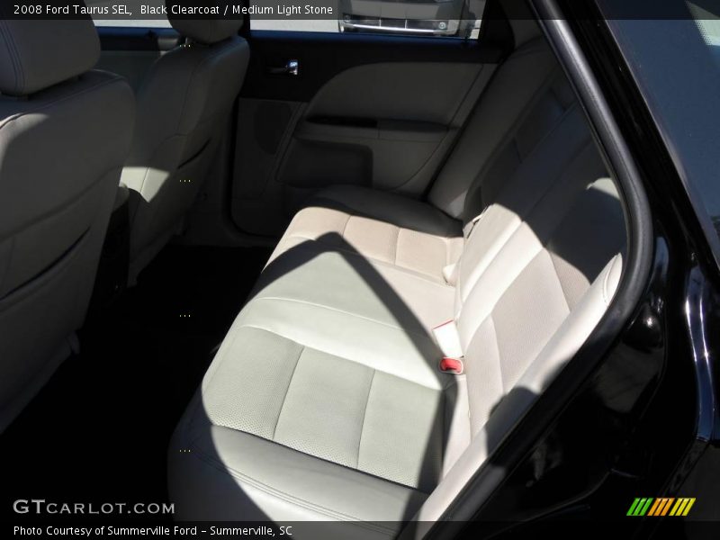 Black Clearcoat / Medium Light Stone 2008 Ford Taurus SEL