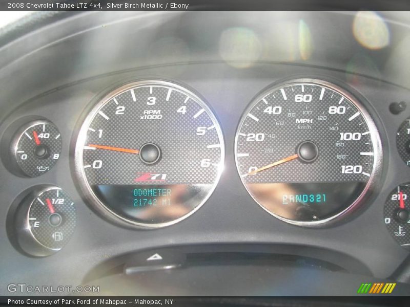 Silver Birch Metallic / Ebony 2008 Chevrolet Tahoe LTZ 4x4