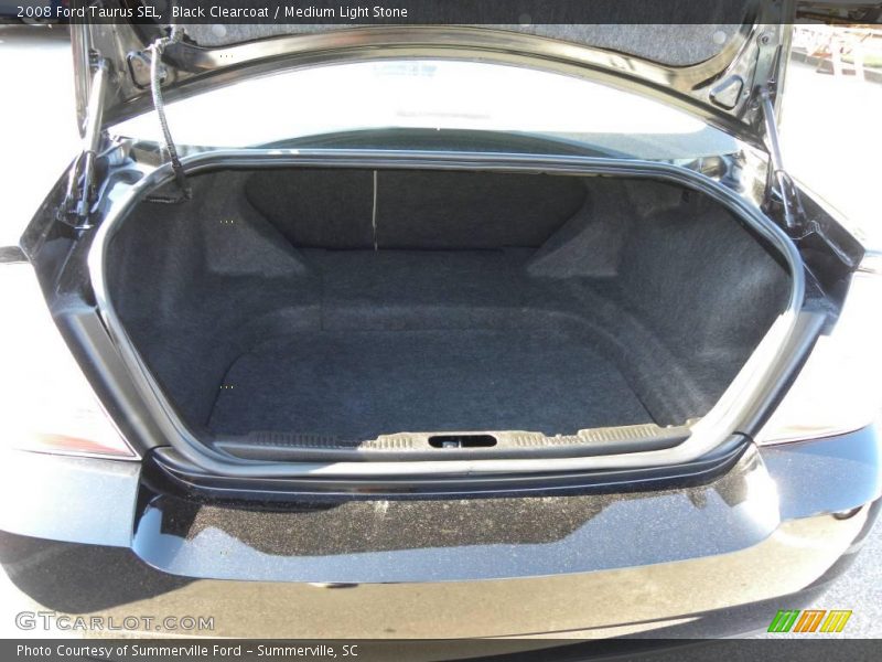 Black Clearcoat / Medium Light Stone 2008 Ford Taurus SEL