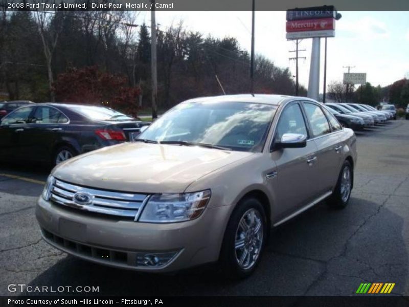 Dune Pearl Metallic / Camel 2008 Ford Taurus Limited