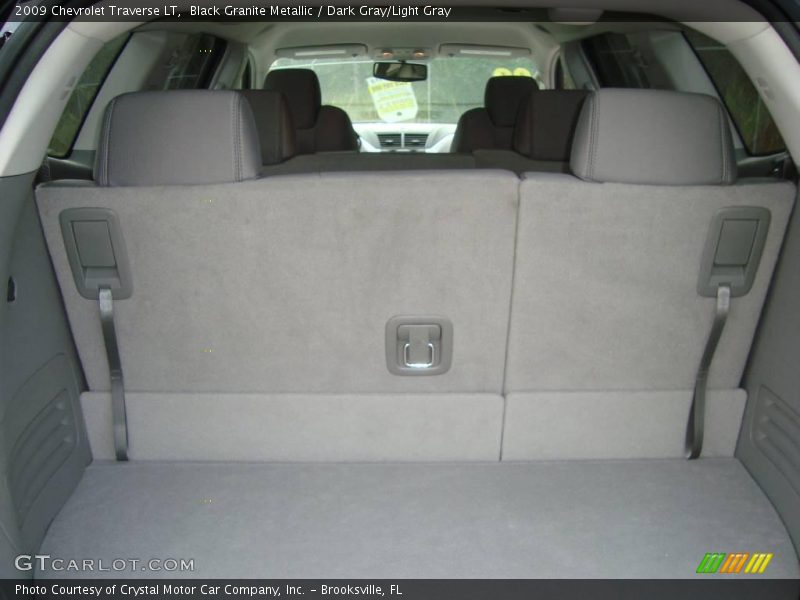 Black Granite Metallic / Dark Gray/Light Gray 2009 Chevrolet Traverse LT