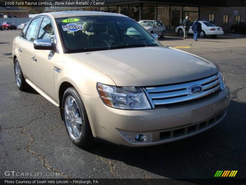 Dune Pearl Metallic / Camel 2008 Ford Taurus Limited