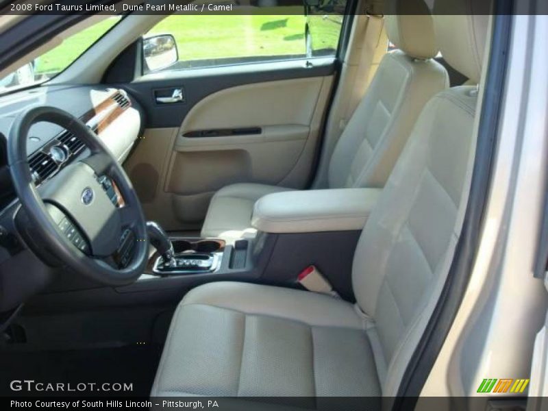 Dune Pearl Metallic / Camel 2008 Ford Taurus Limited