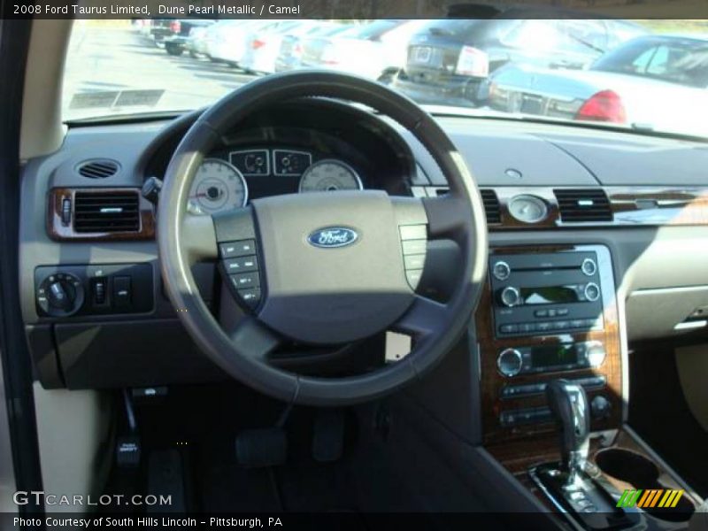 Dune Pearl Metallic / Camel 2008 Ford Taurus Limited