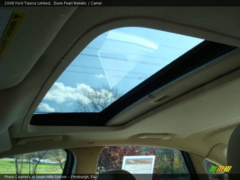 Dune Pearl Metallic / Camel 2008 Ford Taurus Limited