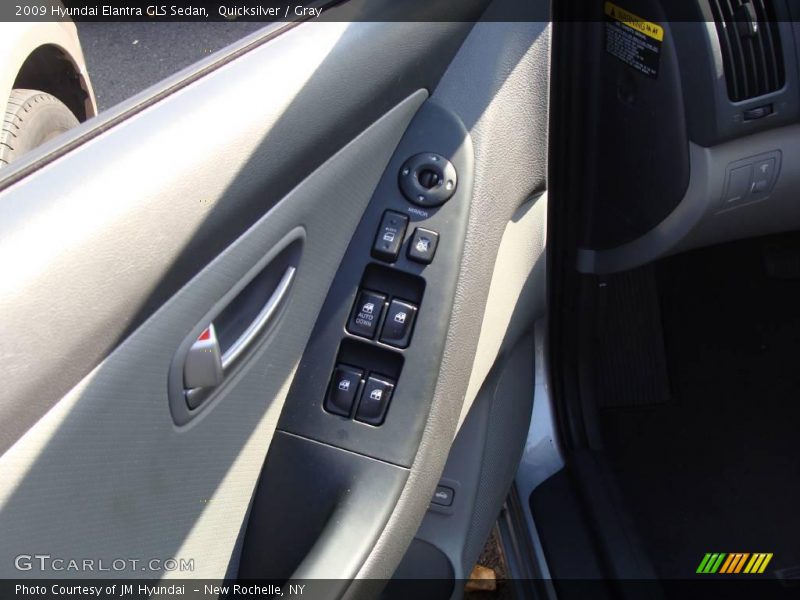 Quicksilver / Gray 2009 Hyundai Elantra GLS Sedan