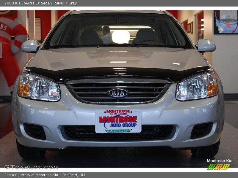 Silver / Gray 2008 Kia Spectra EX Sedan
