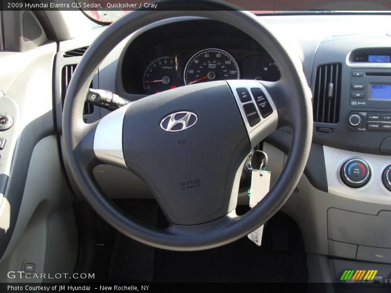 Quicksilver / Gray 2009 Hyundai Elantra GLS Sedan