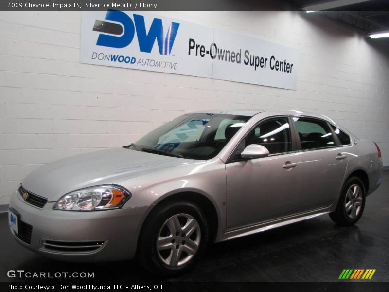 Silver Ice Metallic / Ebony 2009 Chevrolet Impala LS