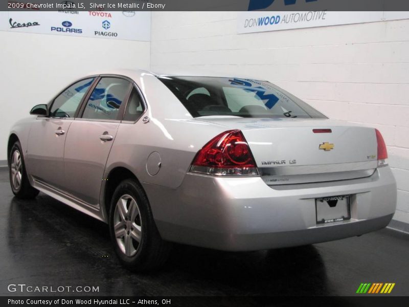 Silver Ice Metallic / Ebony 2009 Chevrolet Impala LS