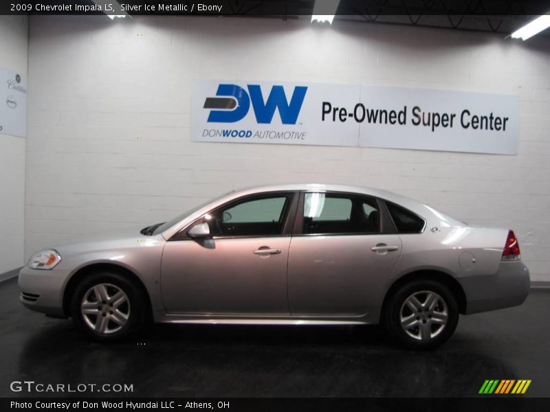 Silver Ice Metallic / Ebony 2009 Chevrolet Impala LS
