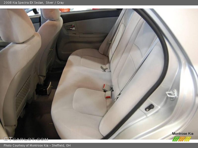 Silver / Gray 2008 Kia Spectra EX Sedan