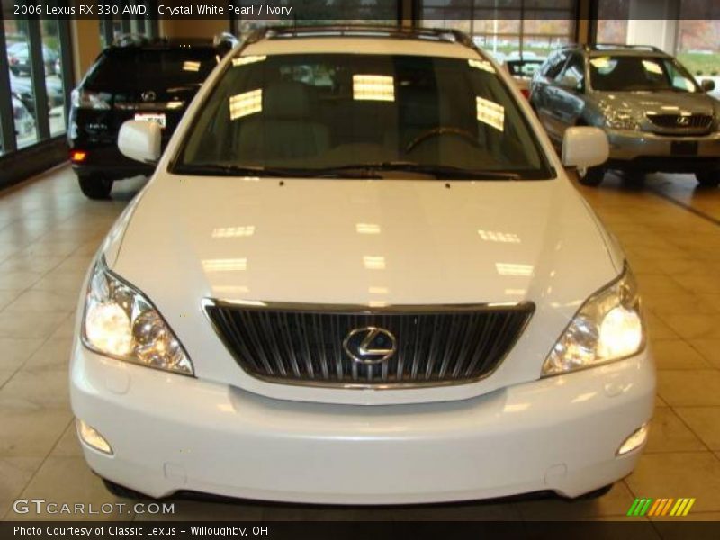 Crystal White Pearl / Ivory 2006 Lexus RX 330 AWD