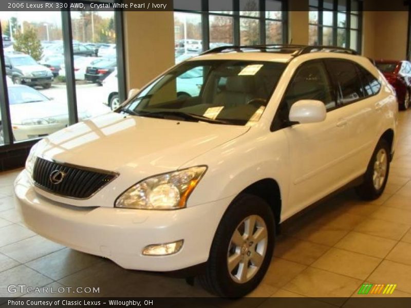 Crystal White Pearl / Ivory 2006 Lexus RX 330 AWD