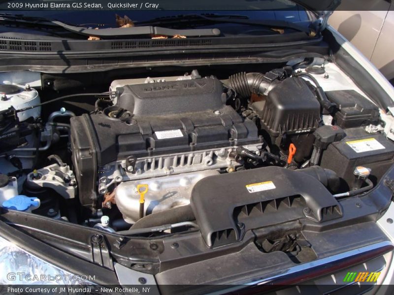 Quicksilver / Gray 2009 Hyundai Elantra GLS Sedan