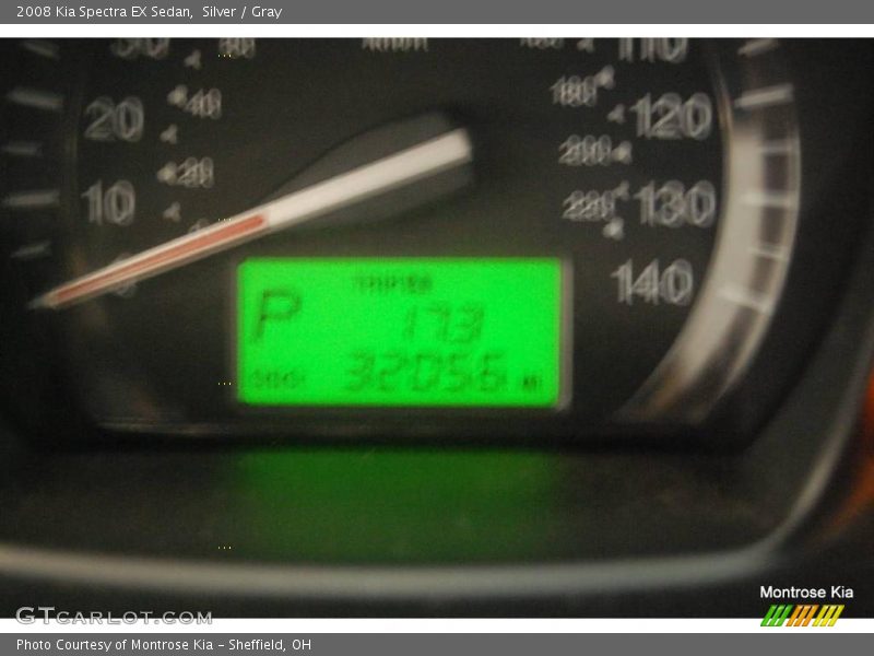 Silver / Gray 2008 Kia Spectra EX Sedan