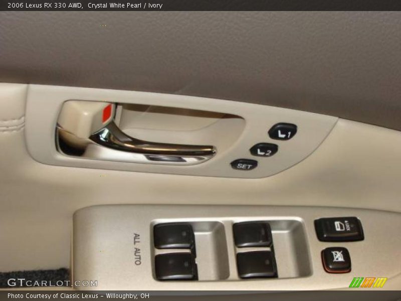 Crystal White Pearl / Ivory 2006 Lexus RX 330 AWD