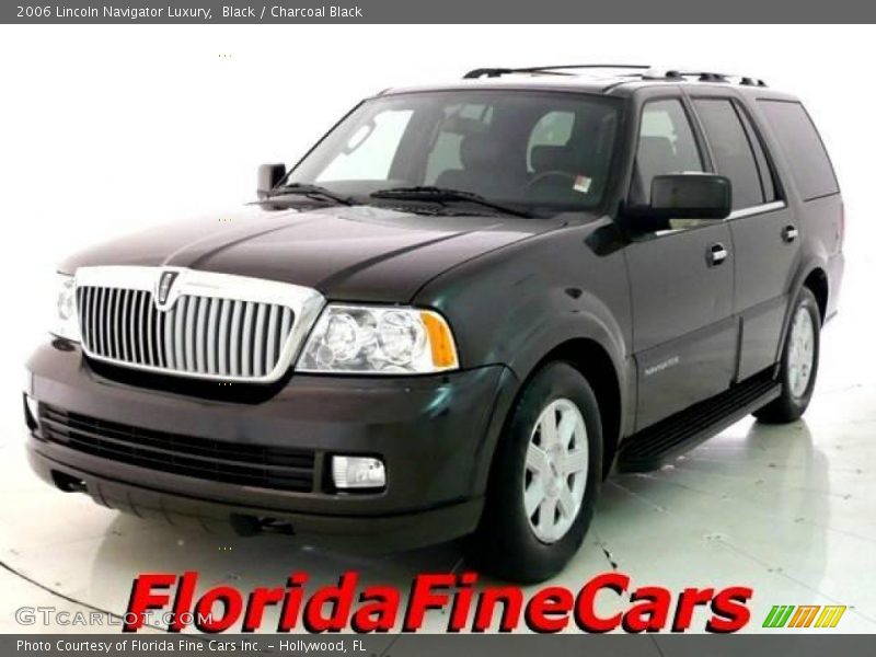Black / Charcoal Black 2006 Lincoln Navigator Luxury