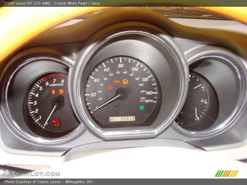 Crystal White Pearl / Ivory 2006 Lexus RX 330 AWD