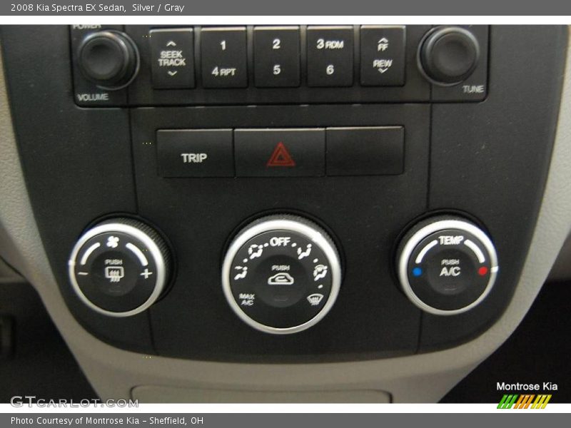 Silver / Gray 2008 Kia Spectra EX Sedan