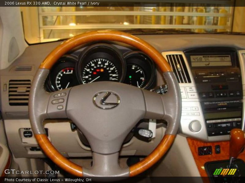 Crystal White Pearl / Ivory 2006 Lexus RX 330 AWD