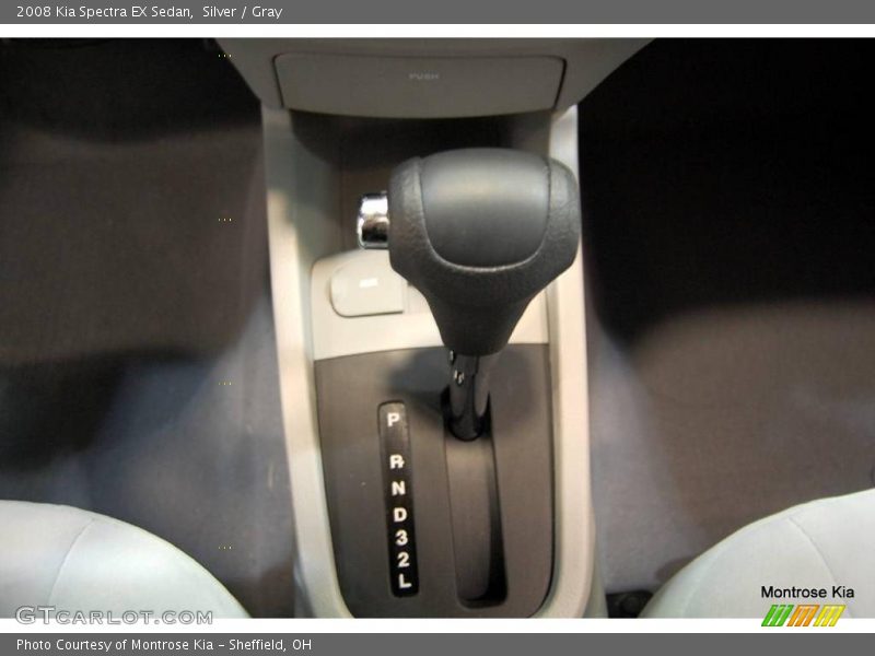 Silver / Gray 2008 Kia Spectra EX Sedan