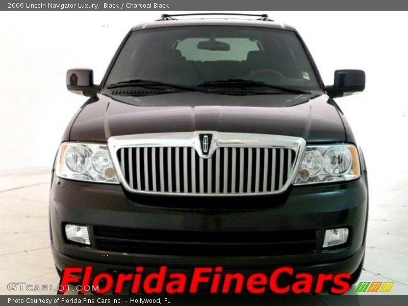 Black / Charcoal Black 2006 Lincoln Navigator Luxury