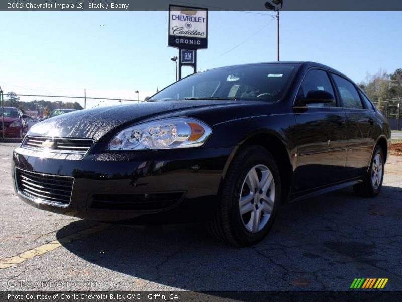Black / Ebony 2009 Chevrolet Impala LS