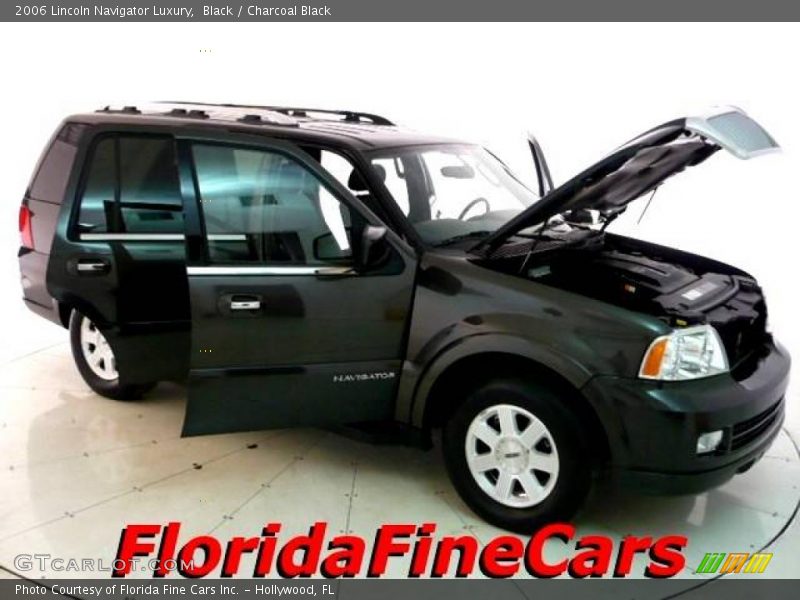 Black / Charcoal Black 2006 Lincoln Navigator Luxury