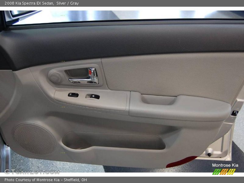 Silver / Gray 2008 Kia Spectra EX Sedan
