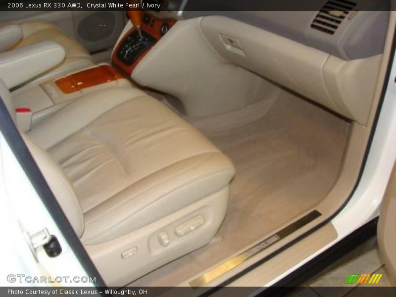 Crystal White Pearl / Ivory 2006 Lexus RX 330 AWD