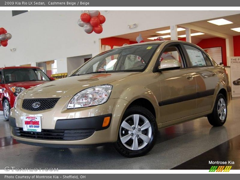 Cashmere Beige / Beige 2009 Kia Rio LX Sedan
