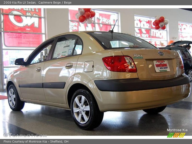 Cashmere Beige / Beige 2009 Kia Rio LX Sedan