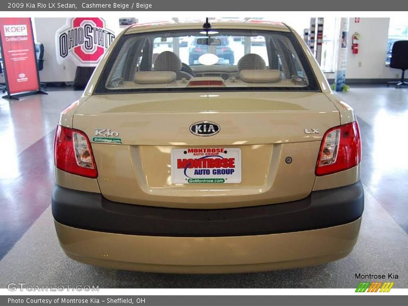 Cashmere Beige / Beige 2009 Kia Rio LX Sedan
