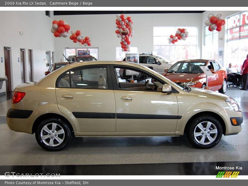 Cashmere Beige / Beige 2009 Kia Rio LX Sedan